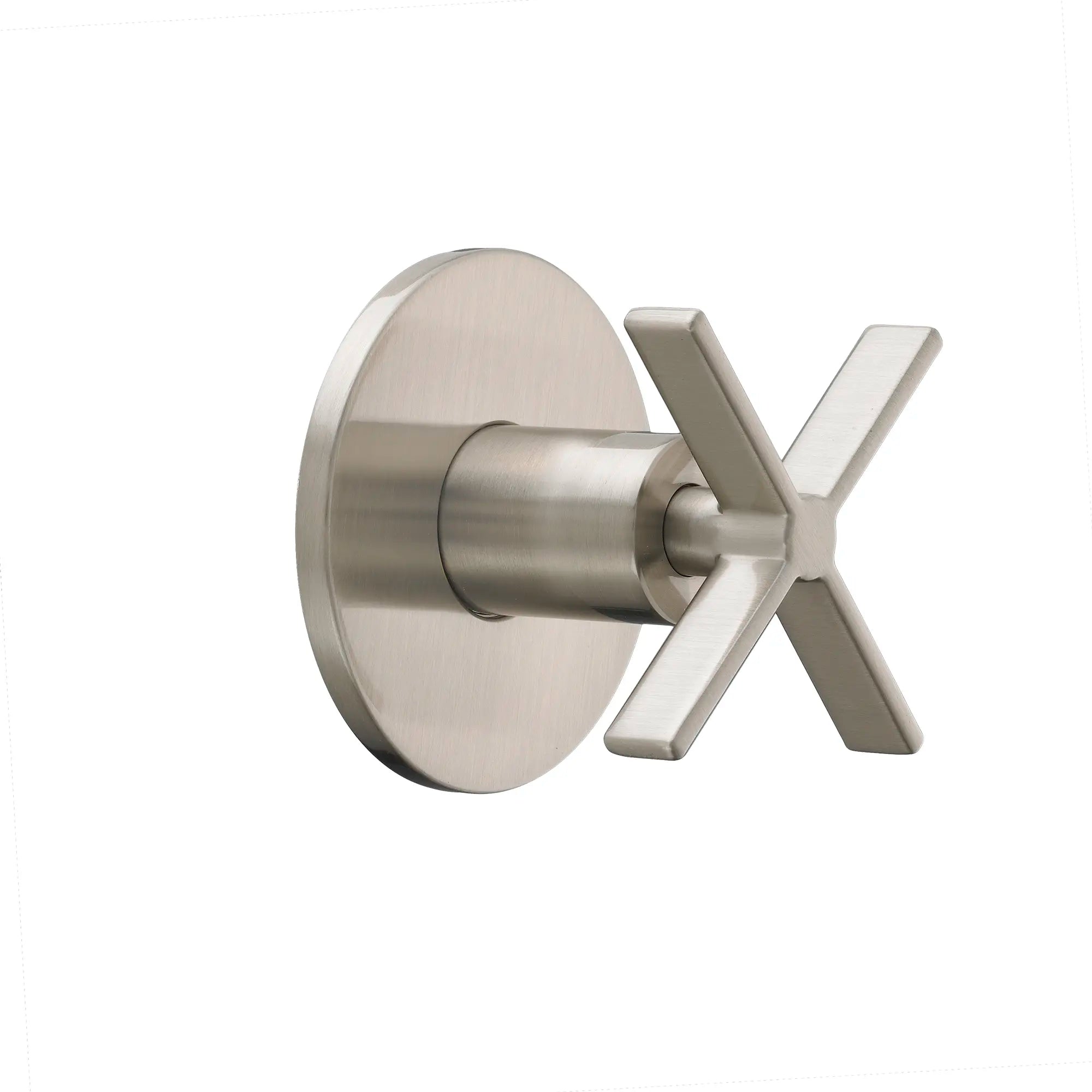 Garniture d’inverseur de 3/2 po ou 4/3 po Percy avec poignée en croix // NICKEL BROSSÉ // 38177_P_D35105434144_0_CDNwebp.webp