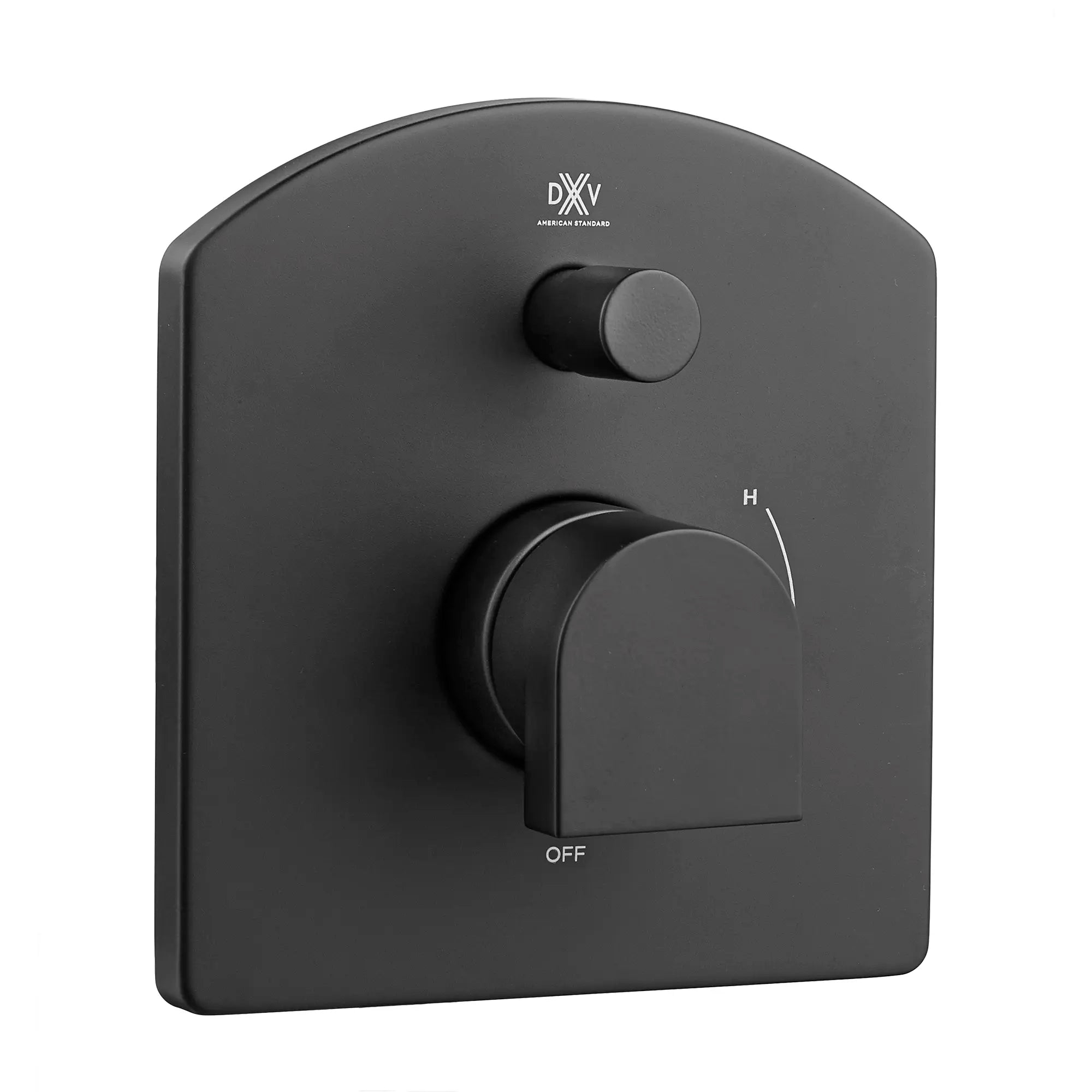 Garniture  pour robinet de baignoire/douche à pression équilibrée avec inverseur // NOIR MAT // 38256_P_D35109600243_0_CDNwebp.webp