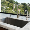 [D35403000.100] Fresno® Single Handle Kitchen Faucet with Lever Handle - Polished Chrome