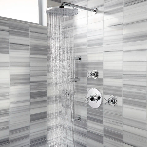Pomme de douche ronde de 10 po Contemporain