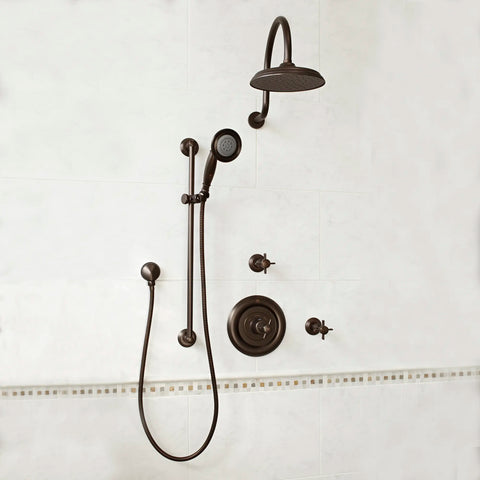D35700108.144-TRADITIONAL RAIN CAN SHOWERHEAD - 8IN BN