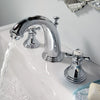 [D3510184C.100] Ashbee® 2-Handle Widespread Bathroom Faucet with Cross Handles - Polished Chrome