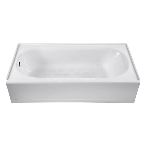 Baignoire en alcôve Byrdcliffe 60 x 30 po, renvoi à gauche