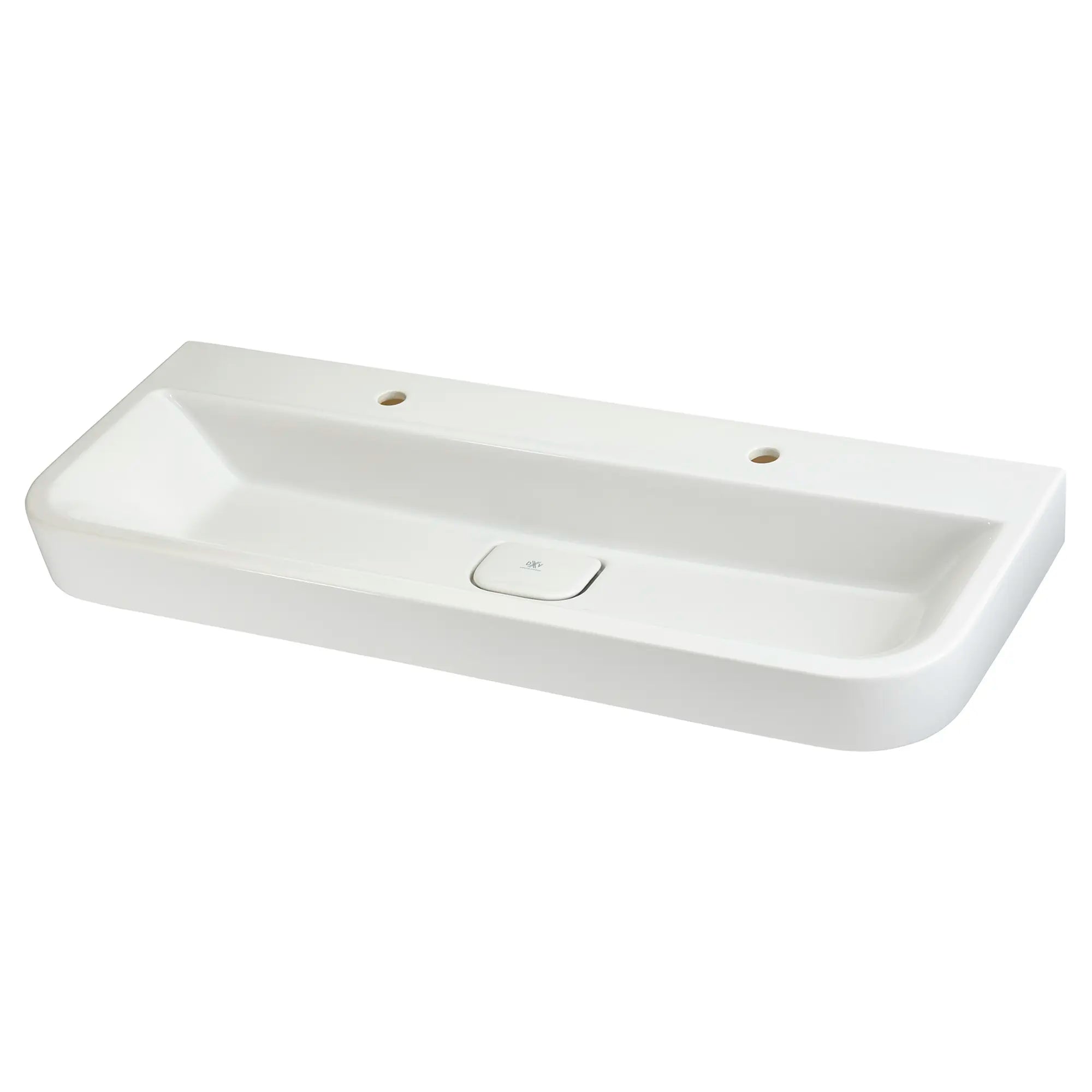 Lavabo-rigole murale de 47 po Equility - deux trous simples // CANVAS WHITE // 41312_D20077002415_CDNwebp.webp