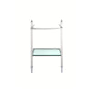 Wyatt® 21 in. Console Legs with Glass Shelf // CHROME // 41338_D21460024002_CDNwebp.webp