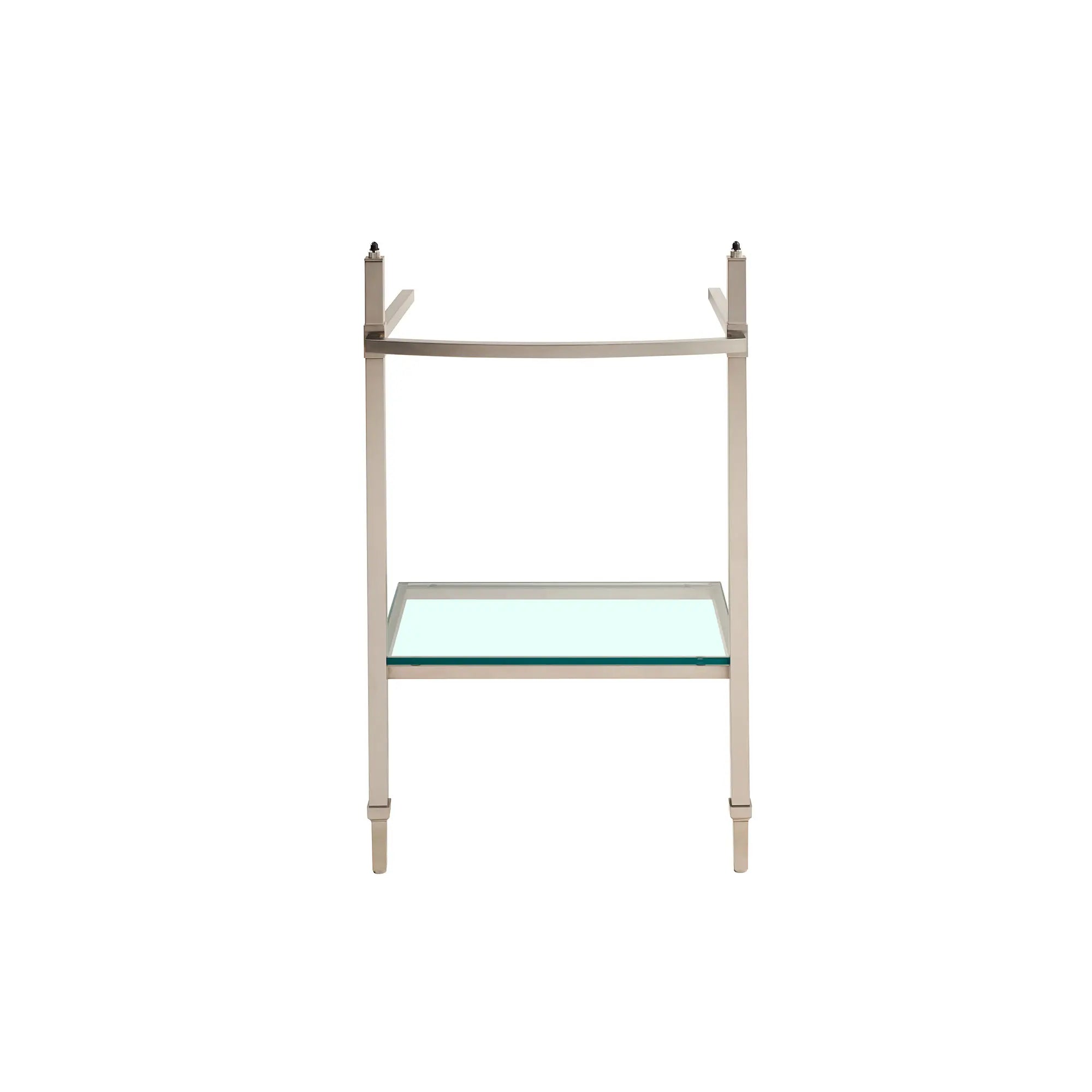 Console de 24 po Wyatt avec étagère en verre // NICKEL BROSSÉ // 41344_D21460024295_0_CDNwebp.webp