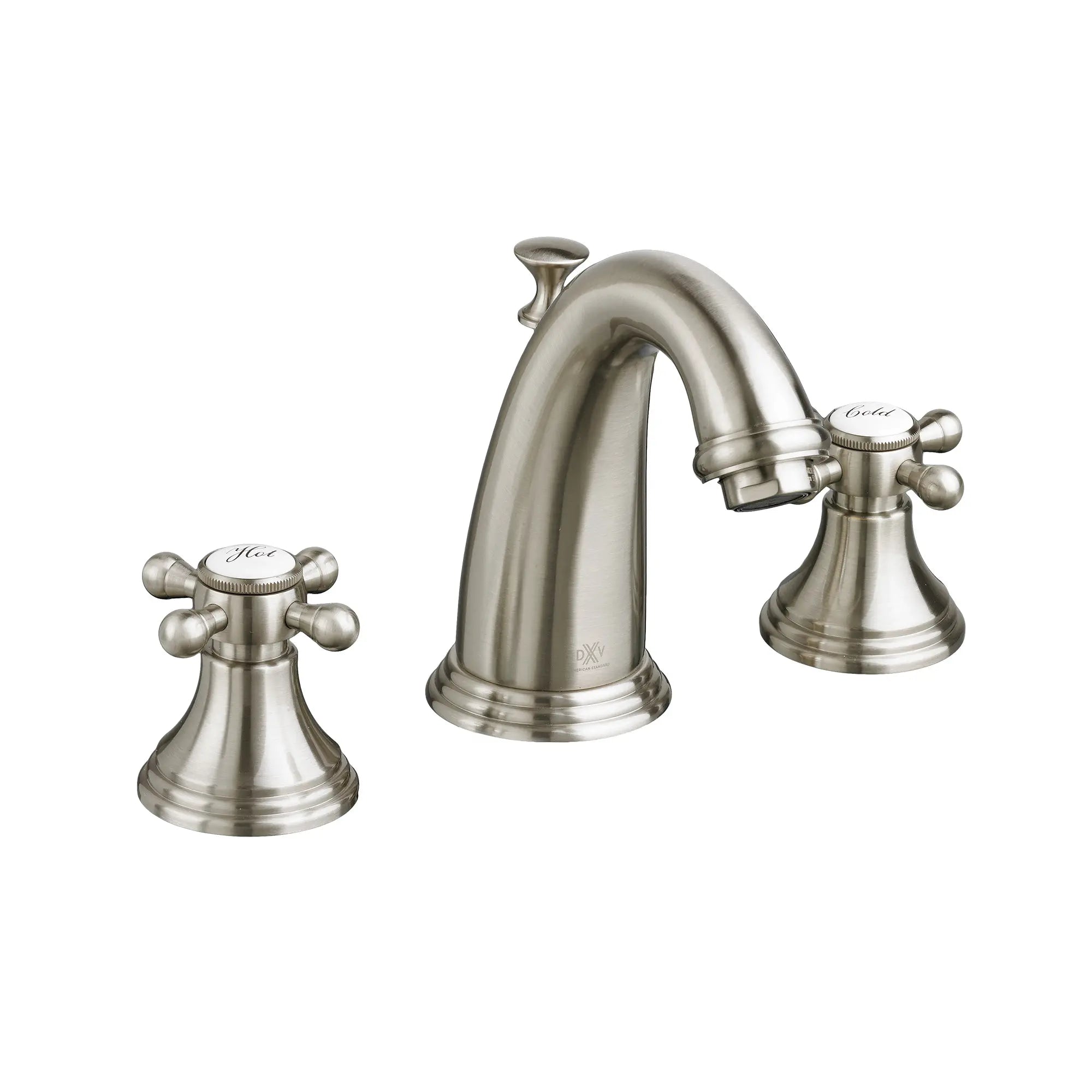 Robinet de lavabo espacé à 2 poignées Ashbee avec poignées en croix // NICKEL BROSSÉ // 41459_D35101840144_CDNwebp.webp
