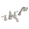 [D3510290C.144] Randall 2-Handle Deck Mount Bathtub Faucet with Hand Shower and Lever Handles - Polished Chrome