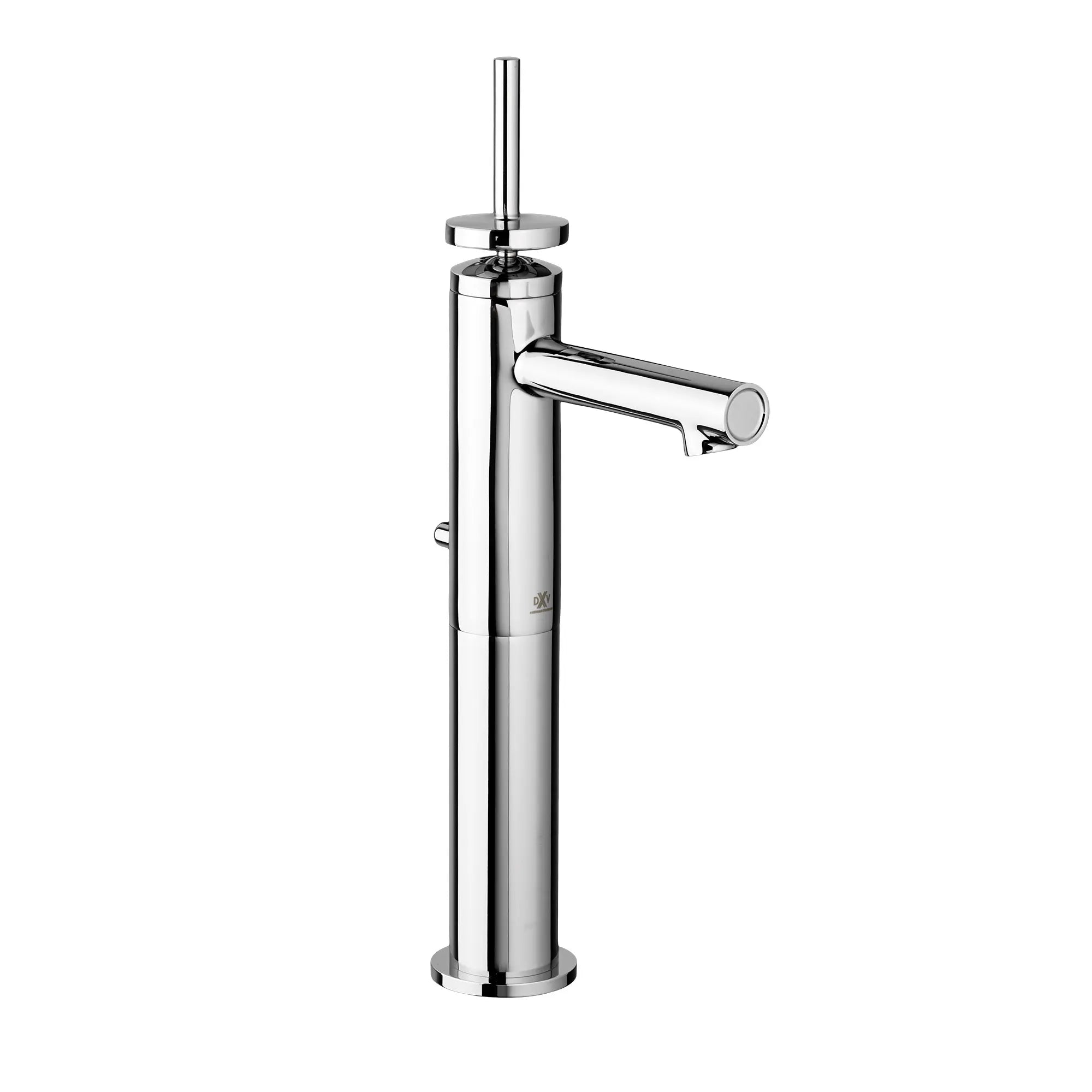 Robinet de lavabo vasque monotrou à poignée unique Percy avec poignée en tige // CHROME POLI // 41588_D35105150100_0_CDNwebp.webp