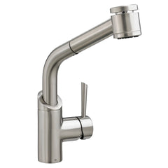 [D35403150.355] Fresno® Single Handle Pull-Out Kitchen Faucet with Lever Handle - Polished Chrome