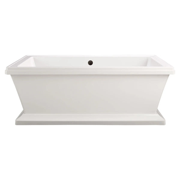 [D62645004.415] Fitzgerald 66 in. x 36 in. Freestanding Bathtub - Biscuit