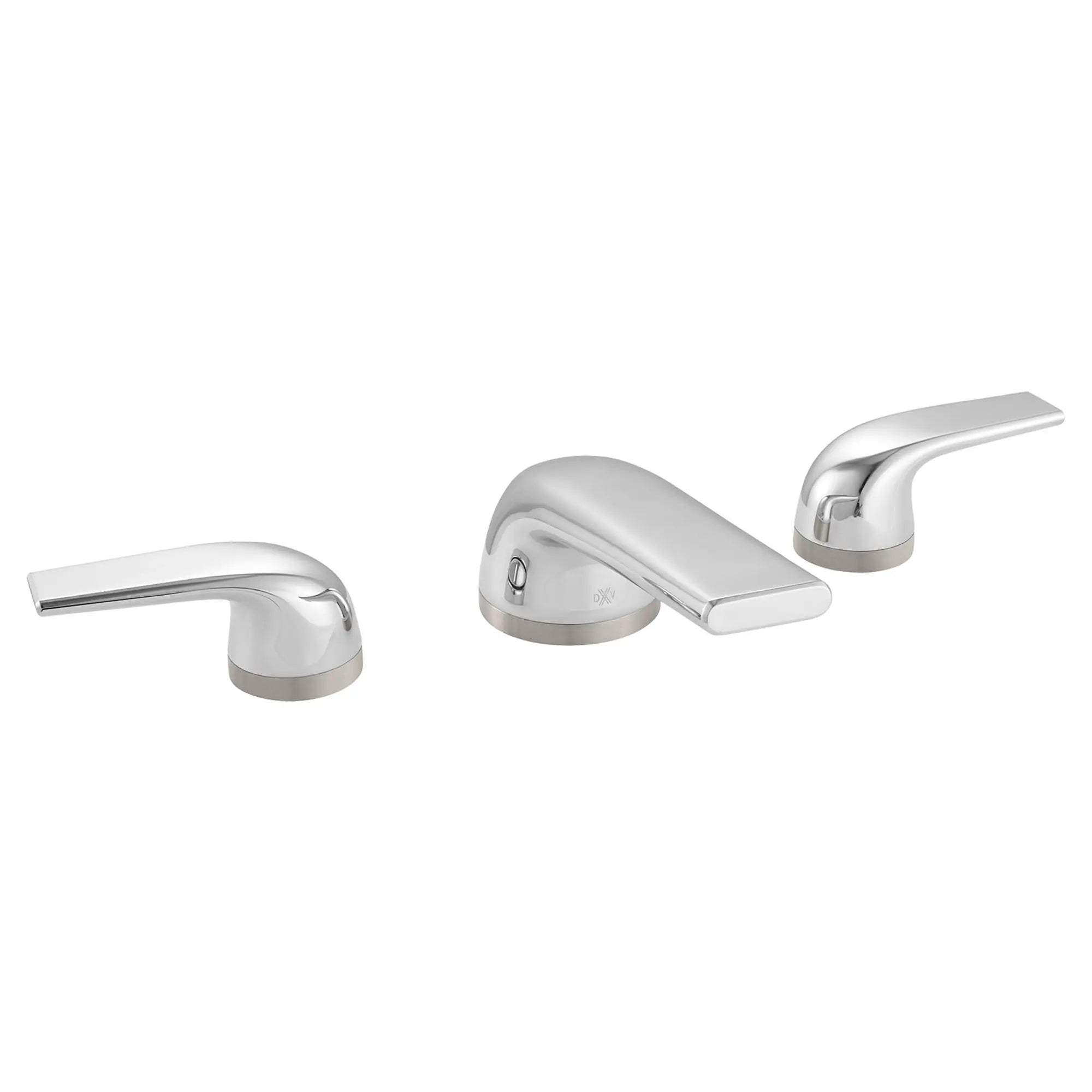 Robinet de lavabo espacé à 2 poignées DXV Modulus avec poignées à levier // CHROME POLI // 42057_D35120802100_CDNwebp.webp