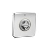 [D3570041C.100] Square 3-Function Body Spray - Polished Chrome