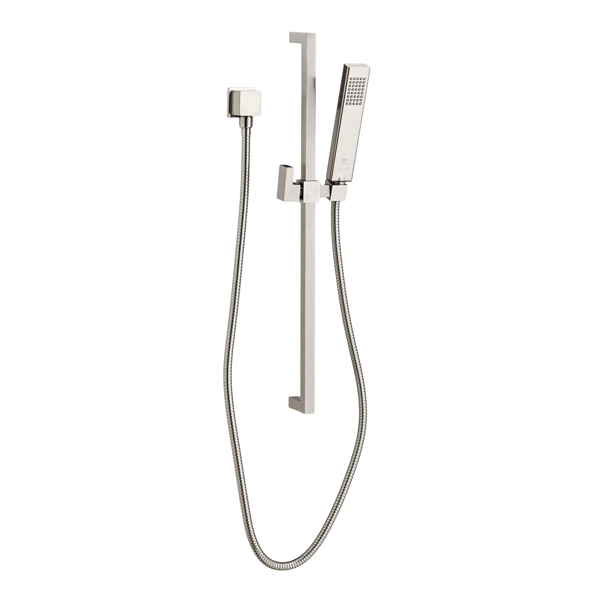 Ensemble de douche personnelle avec douchette Carré // NICKEL BROSSÉ // 42218_D35700432144_0_CDNwebp.webp
