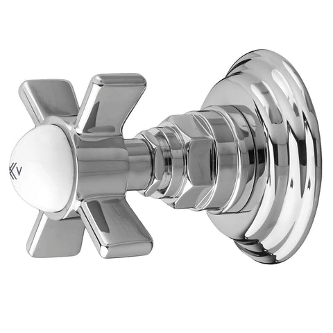 Garniture de valve murale Landfair 1/2 po ou 3/4 po avec poignées croisées