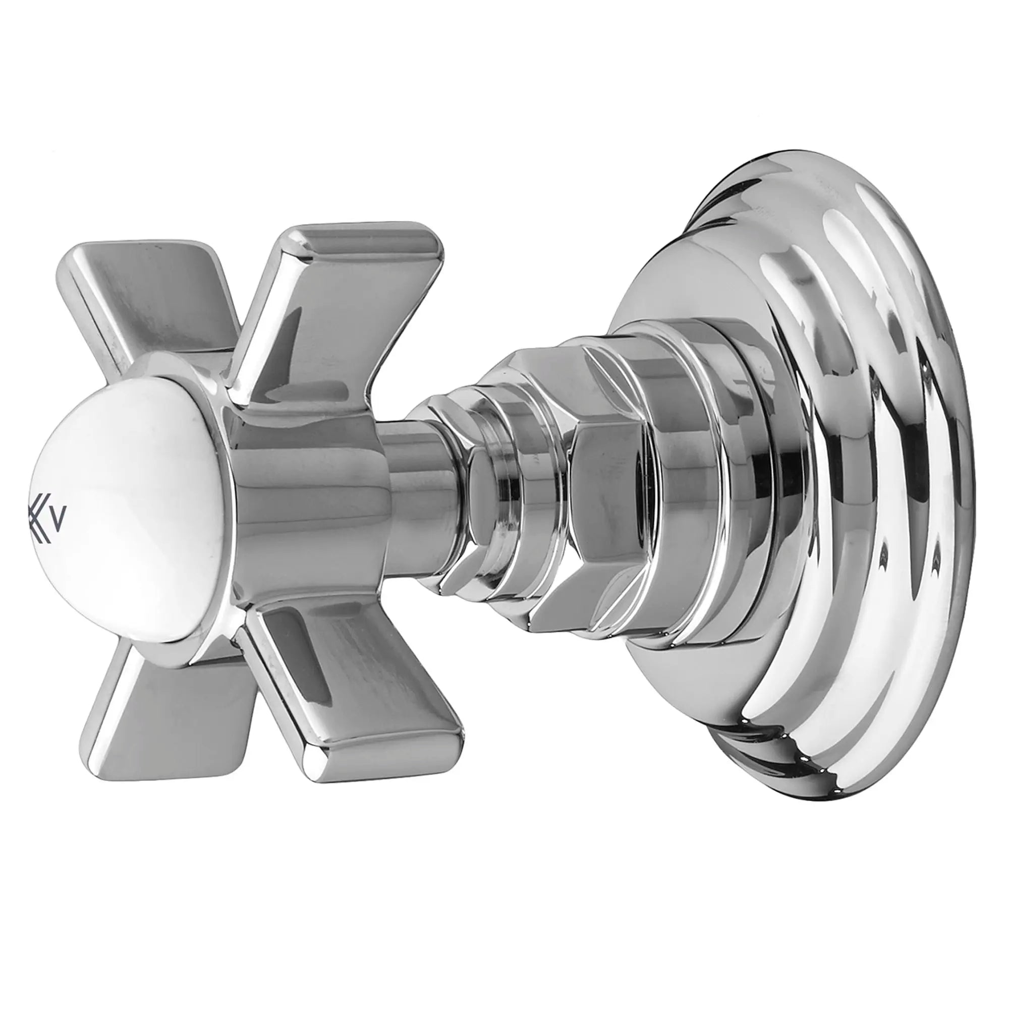 Garniture de valve murale Landfair 1/2 po ou 3/4 po avec poignées croisées // CHROME POLI // 42302_P_D35107740100_PorcLogo_1_CDNwebp.webp
