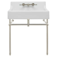 Oak Hill® 24 in. Console Legs //  BRUSHED NICKEL // 42321_D21411024144_CDNwebp.webp