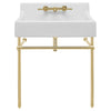 [D21411024.427] Oak Hill® 24 in. Console Legs - Polished Chrome