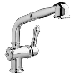 [D35402150.100] Victorian Single Handle Pull-Out Kitchen Faucet with Lever Handle - Polished Chrome
