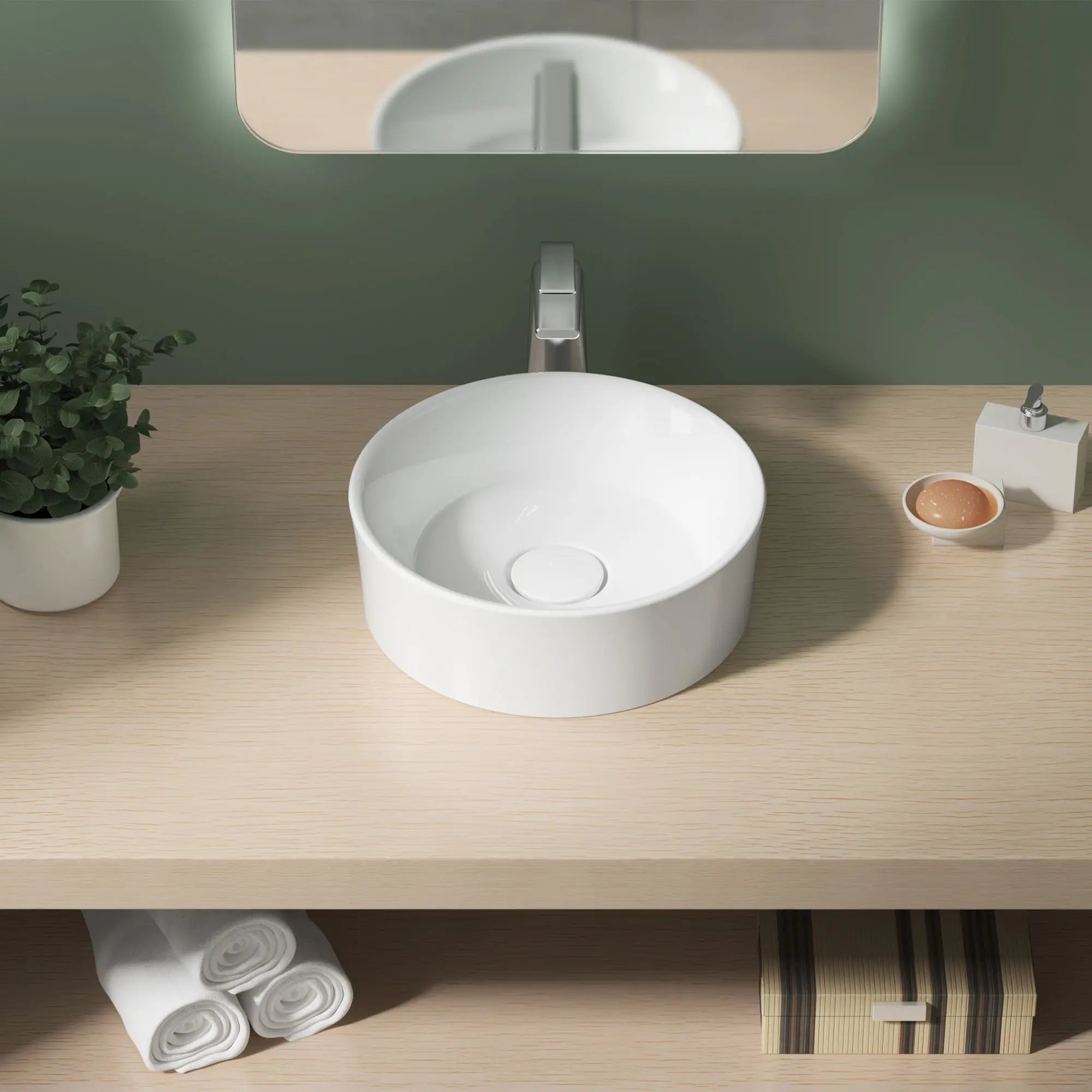 Lavabo rond sur comptoir POP // CANVAS WHITE // 46906_1618232584-DXV_POP_Empty_TopDown_B-D35120152_D20090015_0_CDNwebp.webp