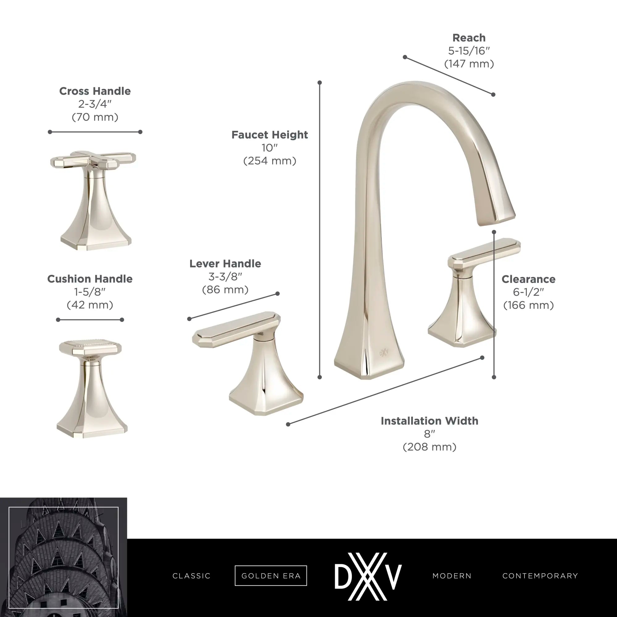 Robinet bec arqué de lavabo Belshire // CHROME POLI // 68246_DXV_High_Spout_Faucets_D35170820_2_CDNwebp.webp