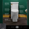 [D22025A101.415] Belshire® One-Piece Chair Height Elongated Toilet with Seat - Canvas White