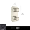 Belshire® 2-Handle Thermostatic Valve Trim Only with Cushion Handles // POLISHED CHROME // 68276_2020_DXV_2_Handle_Thermo_Slim_Valve_D35170529_1_CDNwebp.webp