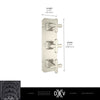 Belshire® 3-Handle Thermostatic Valve Trim Only with Cross Handles // POLISHED CHROME // 68282_2020_DXV_3_Handle_Thermo_Slim_Valve_D35170538_1_CDNwebp.webp