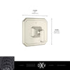 [D35170500.100] Belshire® Single Handle Pressure Balance Valve Trim Only with Lever Handle - Polished Chrome