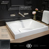 [D21040021.415] DXV® Modulus 21 in. Sink, No Hole - Canvas White