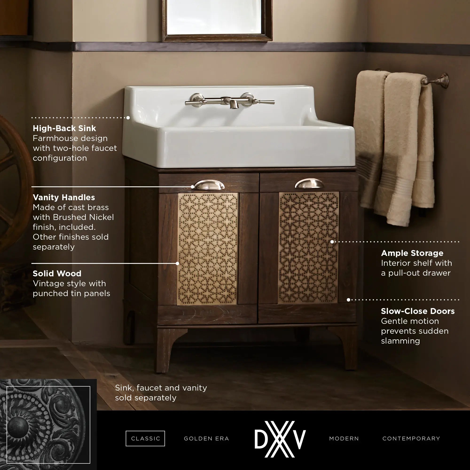 Meuble-lavabo de 30 po Oak Hill // WEATHERED OAK // 68424_DXV_Oak_Hill_Vanity_D19010030.239_Info_1_CDNwebp_00b614fb-db86-48e6-bdbb-f983e6f220e7.webp
