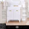 [D19010030.239] Oak Hill® 30 in. Single Vanity Only - Weathered Oak