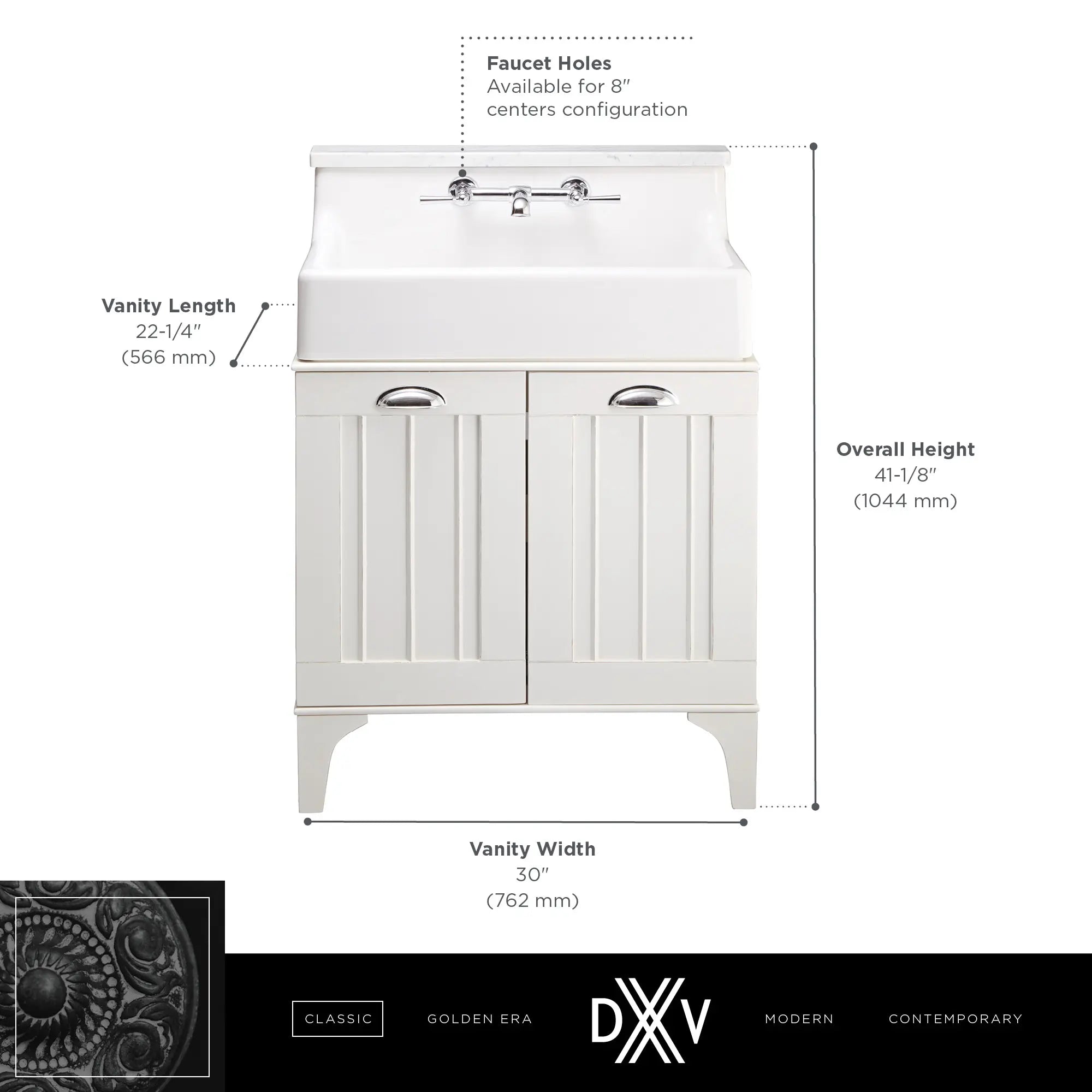 Meuble-lavabo de 30 po Oak Hill // WEATHERED OAK // 68430_DXV_Oak_Hill_Vanity_D19010030.620_Info_2_CDNwebp.webp