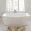 [D12045014.415] Equility® 66 in. x 33 in. Freestanding Bathtub - Canvas White