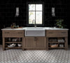 [D20103000.415] Hillside® 33 in. Apron Kitchen Sink with Center Drain - Canvas White