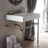 Oak Hill® 30 in. Console Legs //  BRUSHED NICKEL // 83926_B-D21411030.144_1_CDNwebp.webp