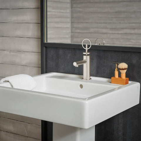 Robinet de lavabo à monocommande Percy avec poignée en boucle