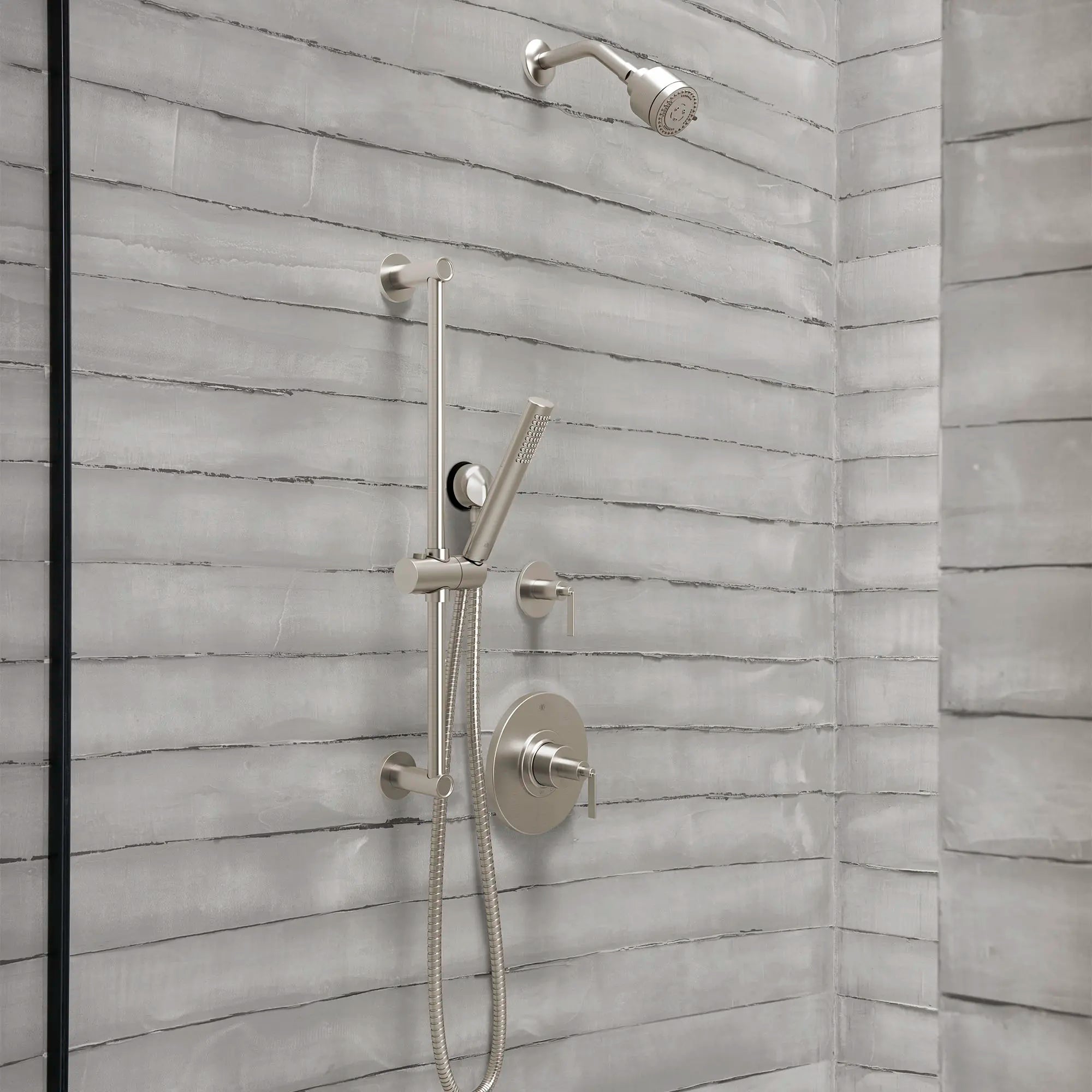 Pomme de douche multifonction Percy // NICKEL BROSSÉ // 84496_B-D3510579C.144_D35105430.144_D35105500.144_D3510578C.144_D3510577C_CDNwebp.webp
