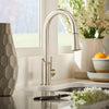 [D35403300.355] Fresno® Single Handle Pull-Down Kitchen Faucet with Lever Handle - Polished Chrome