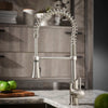 [D35403350.355] Fresno® Single Handle Culinary Kitchen Faucet with Lever Handle - Polished Chrome