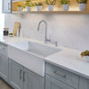 [D21180SB3620.415] Etre® 36 in. Apron Kitchen Sink with Offset Drain - Canvas White