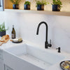 [D35404300.243] Etre® Single Handle Pull-Down Kitchen Faucet with Lever Handle - Polished Chrome