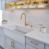 [D35404300.427] Etre® Single Handle Pull-Down Kitchen Faucet with Lever Handle - Polished Chrome