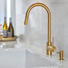 [D35404300.427] Etre® Single Handle Pull-Down Kitchen Faucet with Lever Handle - Polished Chrome