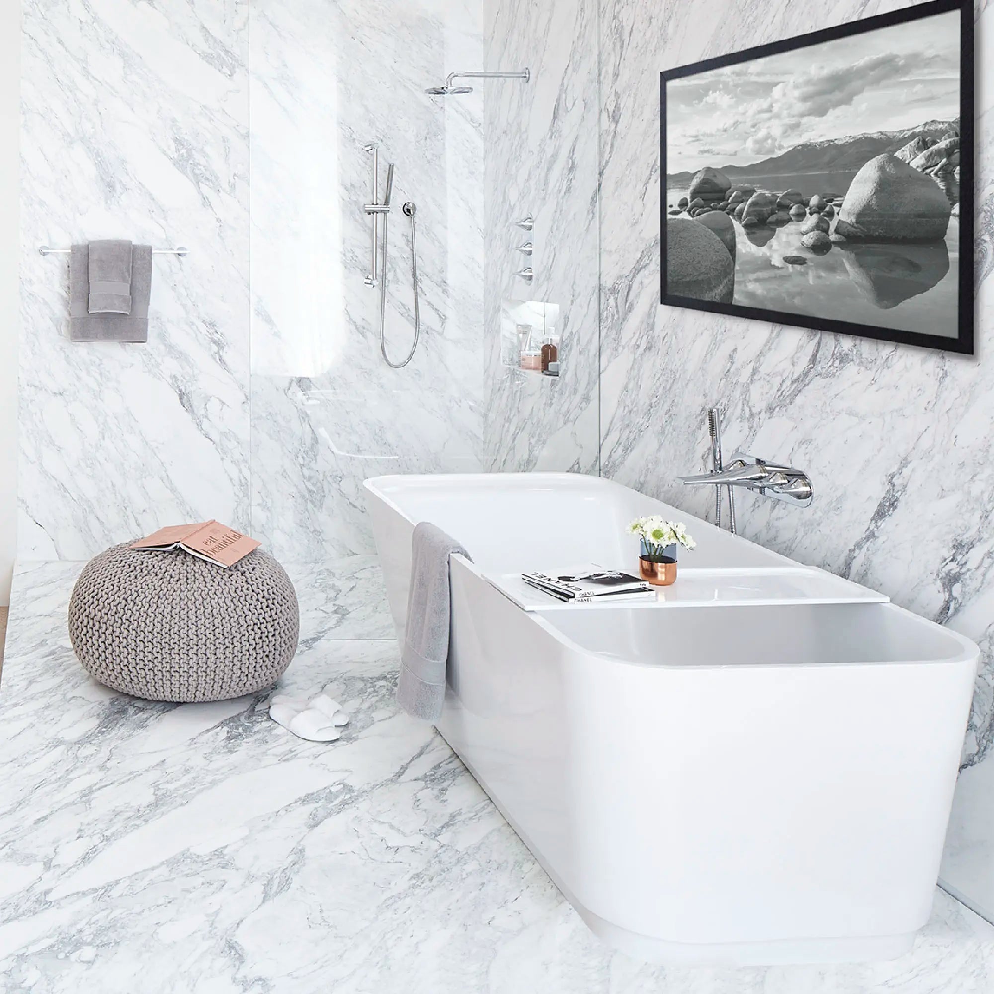 Pomme de douche de 7-1/2 po DXV Modulus // NICKEL BROSSÉ // 89960_C-D35120770100_CDNwebp.webp