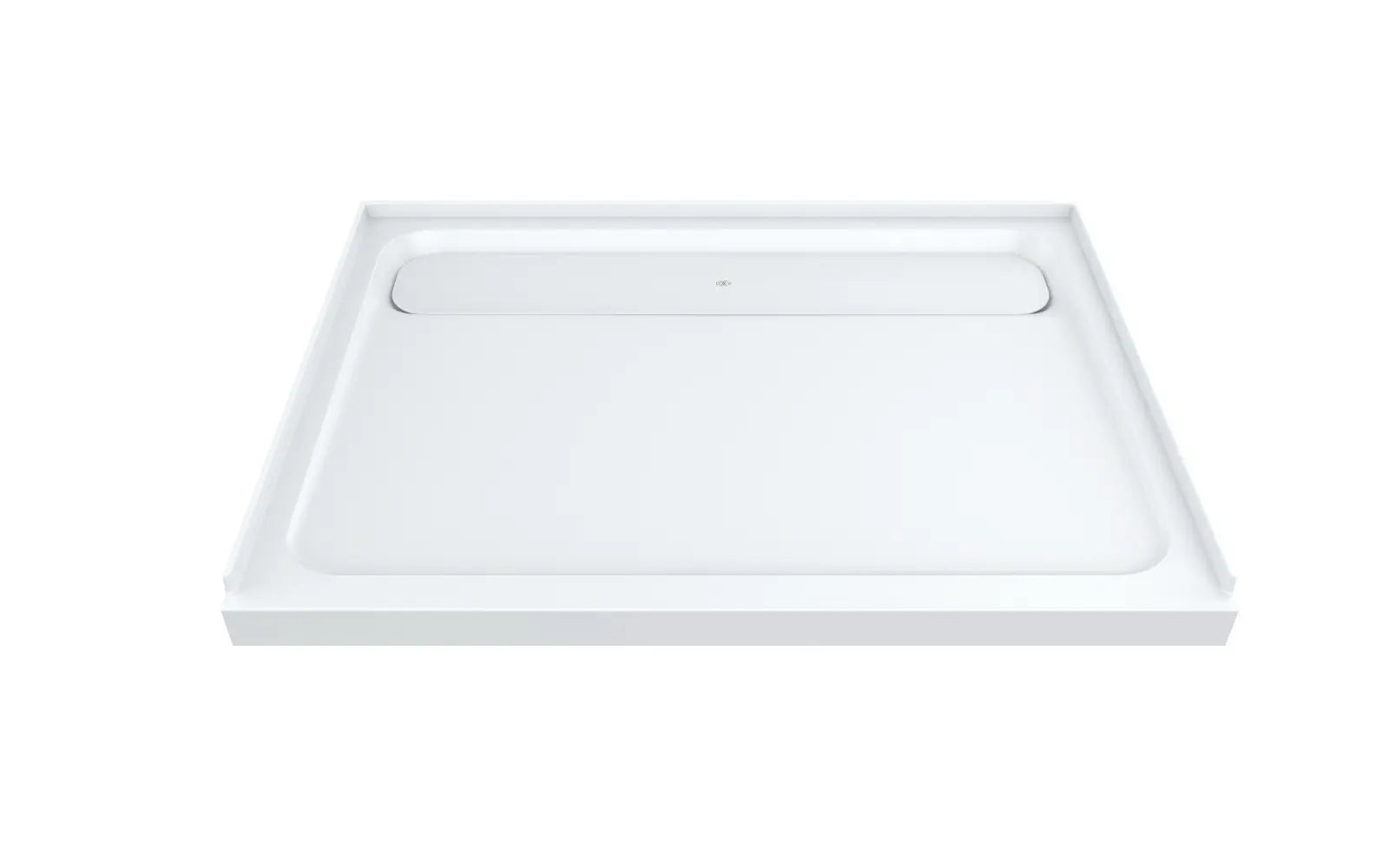 Base de douche à surface solide de 48 x 36 po DXV Modulus avec renvoi au centre // MERINO WHITE // 90544_D14836STC417_CDNwebp.webp