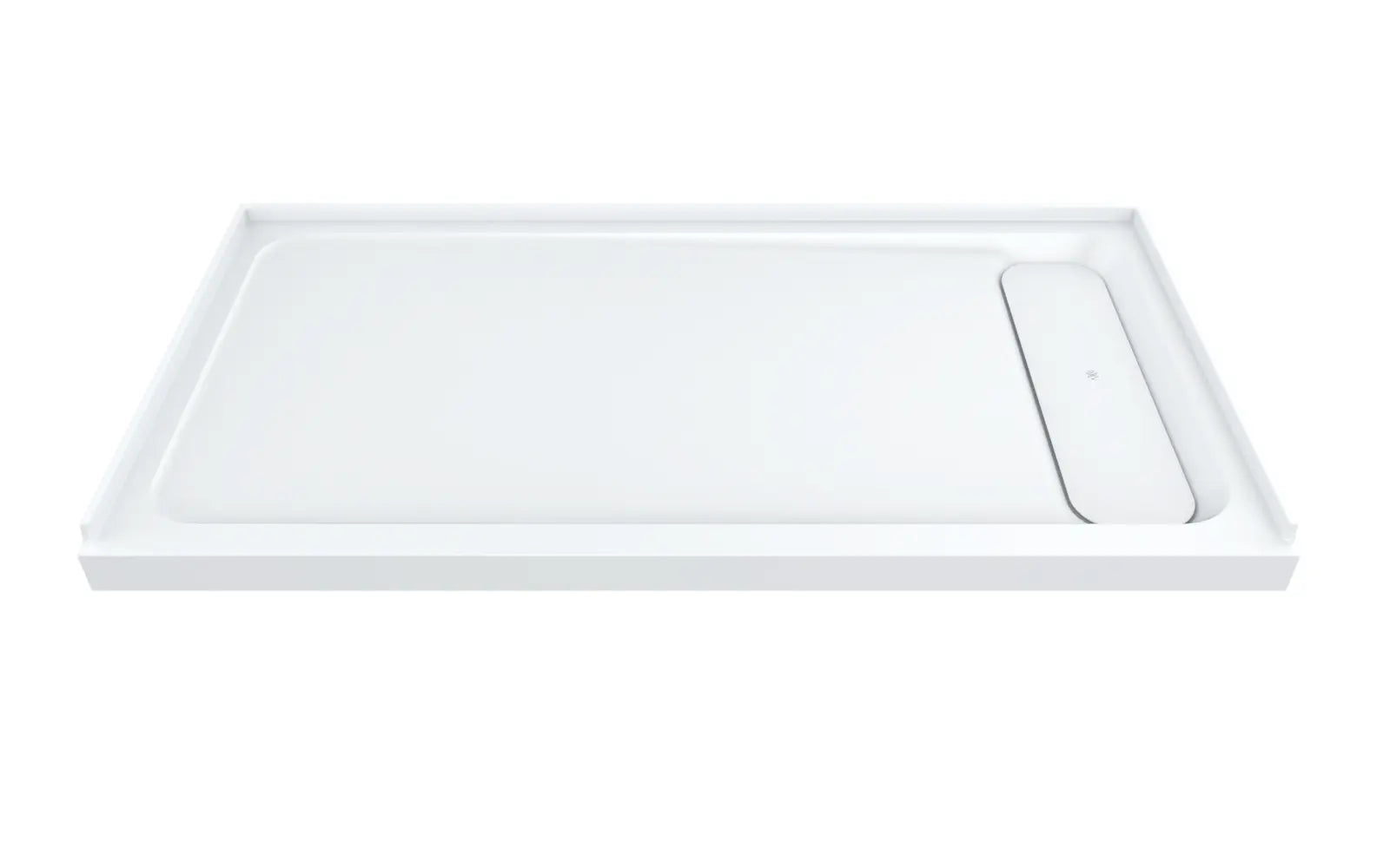 D16032STR.417-DXV MODULUS SHOWER BASE 60 X 32, RIGHT // MERINO WHITE // 90581_D16032STR.417_CDNwebp.webp