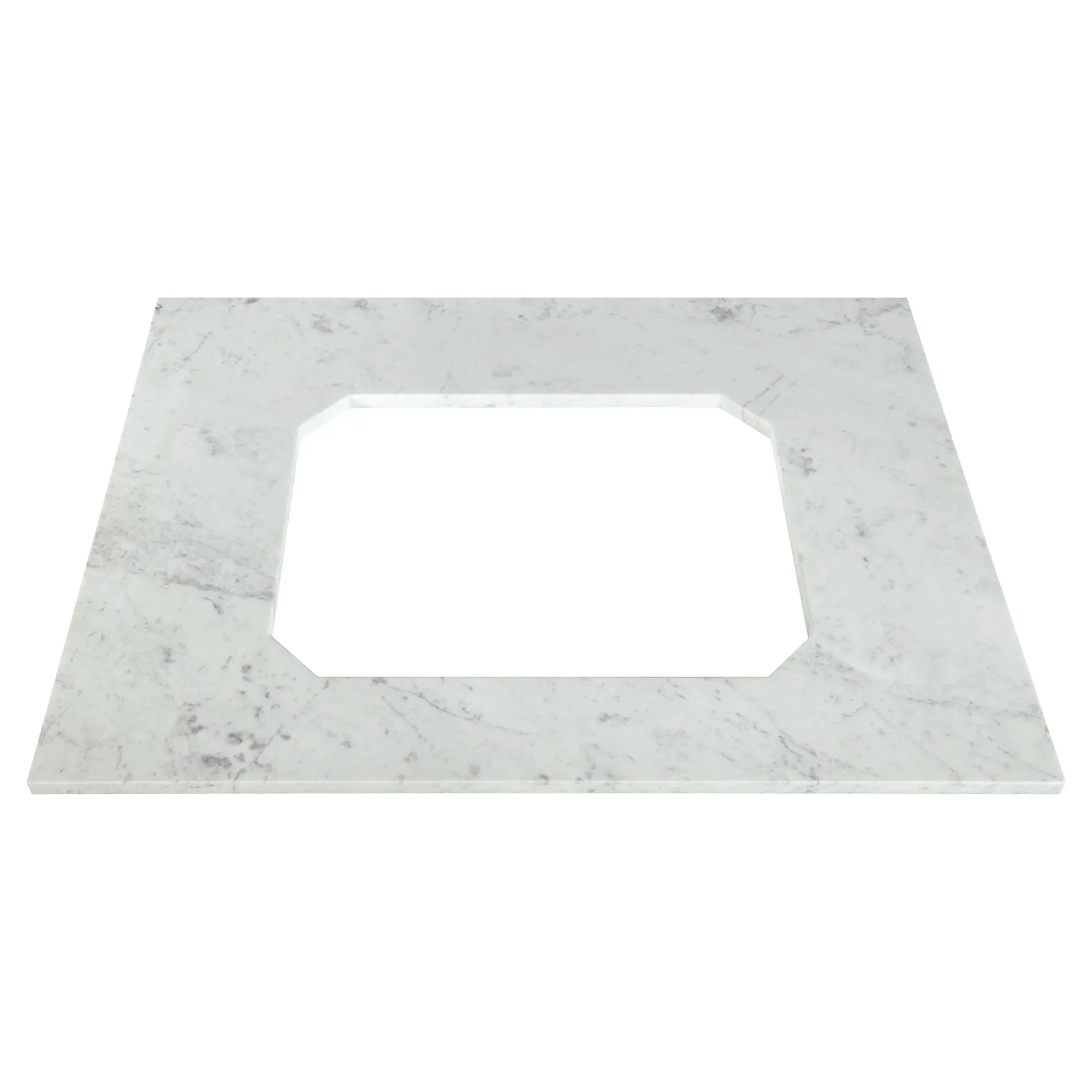 Dessus de 30 po en marbre Belshire - sans trou // CARRARA MARBLE // 90779_D19090000550_CDNwebp.webp