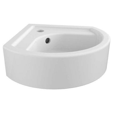 Petit lavabo mural d’angle Cossu