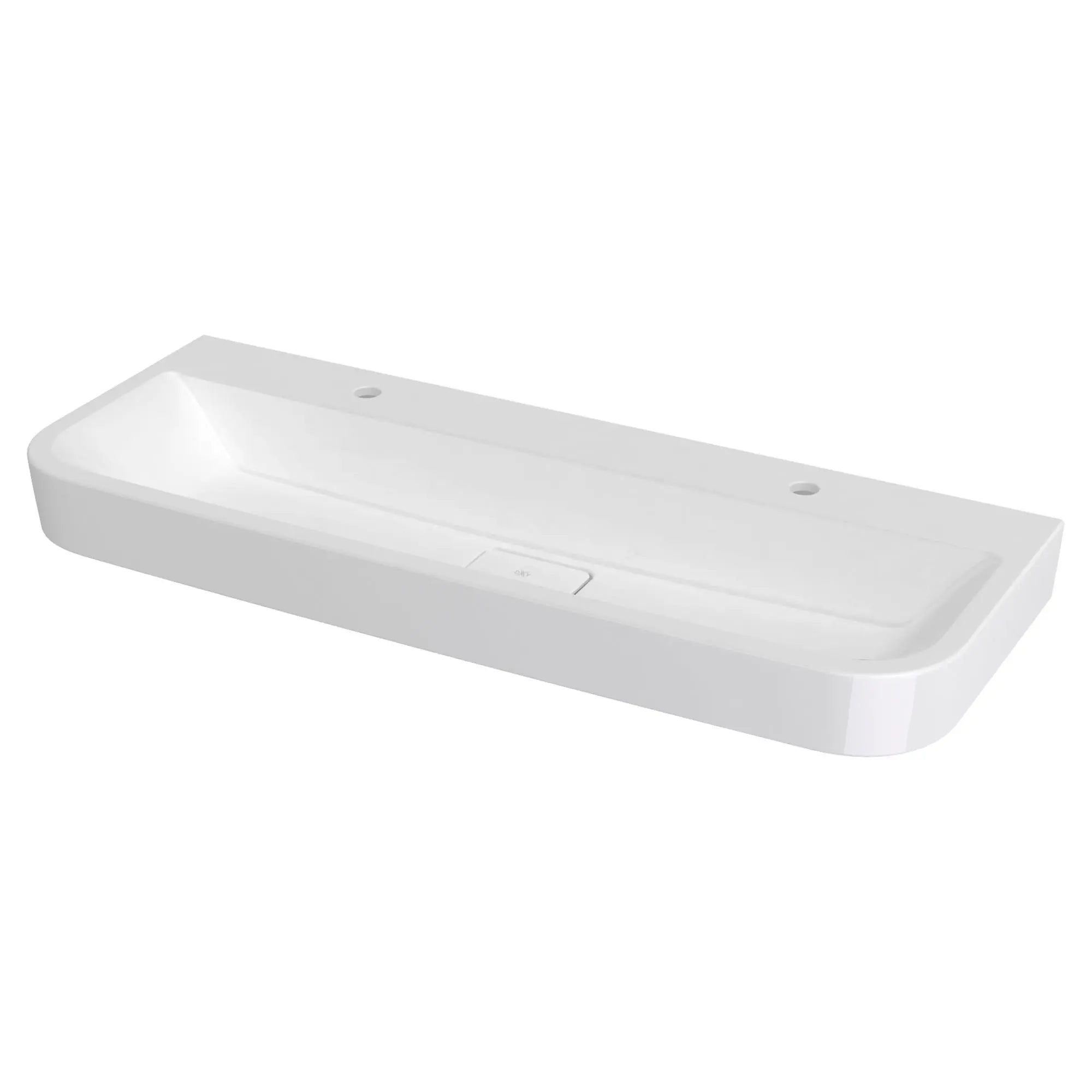 Lavabo-rigole murale de 47 po Equility - deux trous simples // CANVAS WHITE // 91044_D20077002415_1_CDNwebp.webp